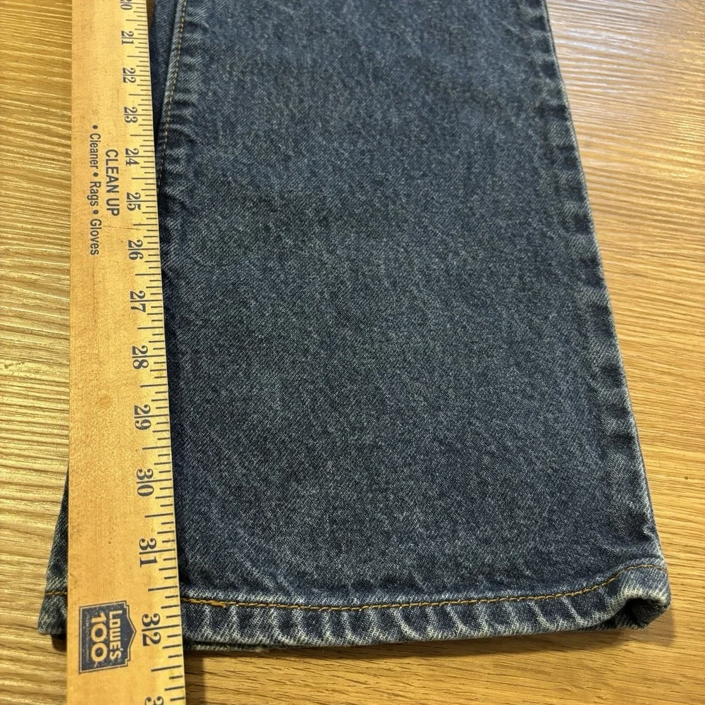 Levi's 517 Bootcut Jeans Mens 33x32 Blue Denim Faded Dark Wash Western Cowboy